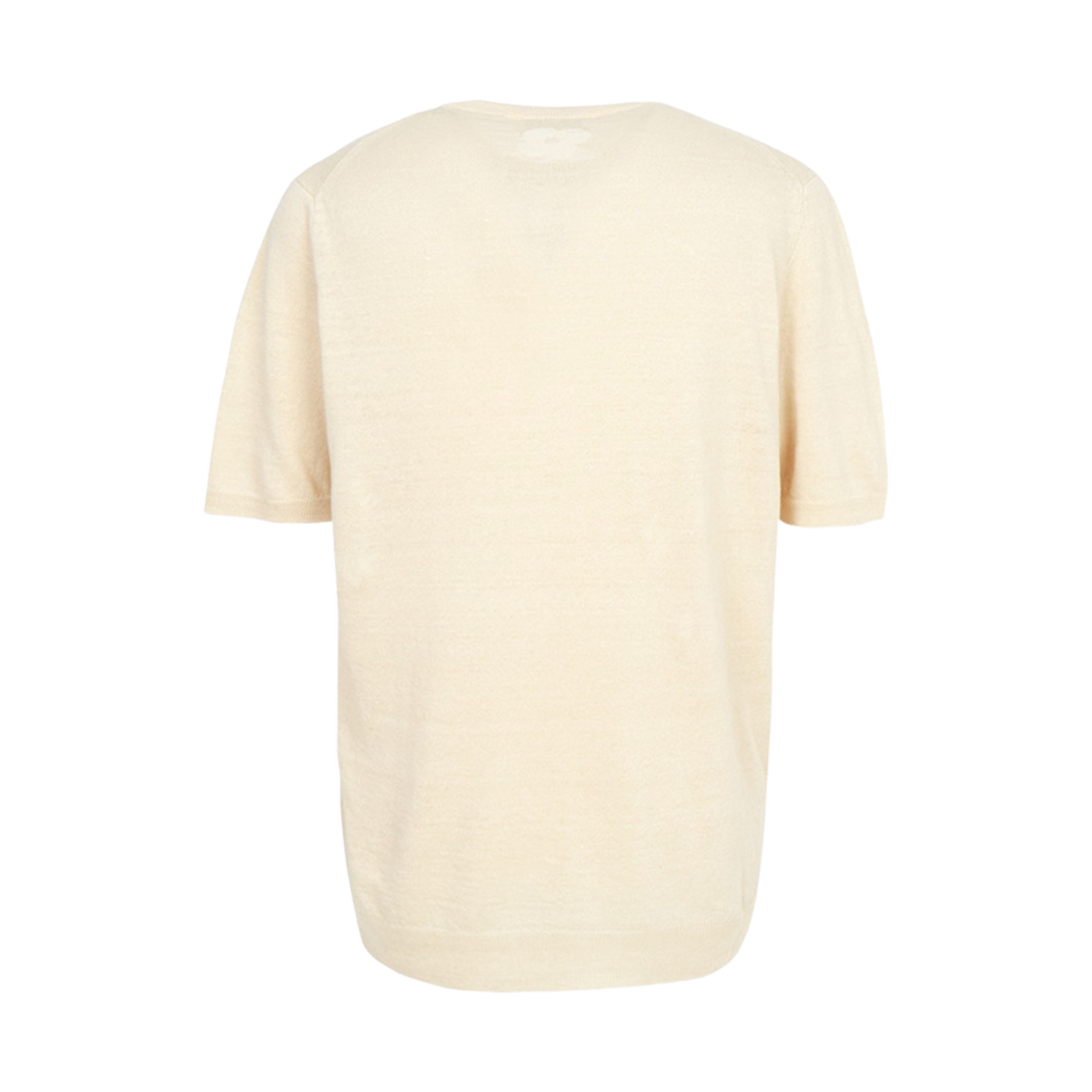 라르디니 린넨 코튼 니트 티셔츠 베이지(Lardini Linen Cotton Knit T-Shirt Beige) - 2