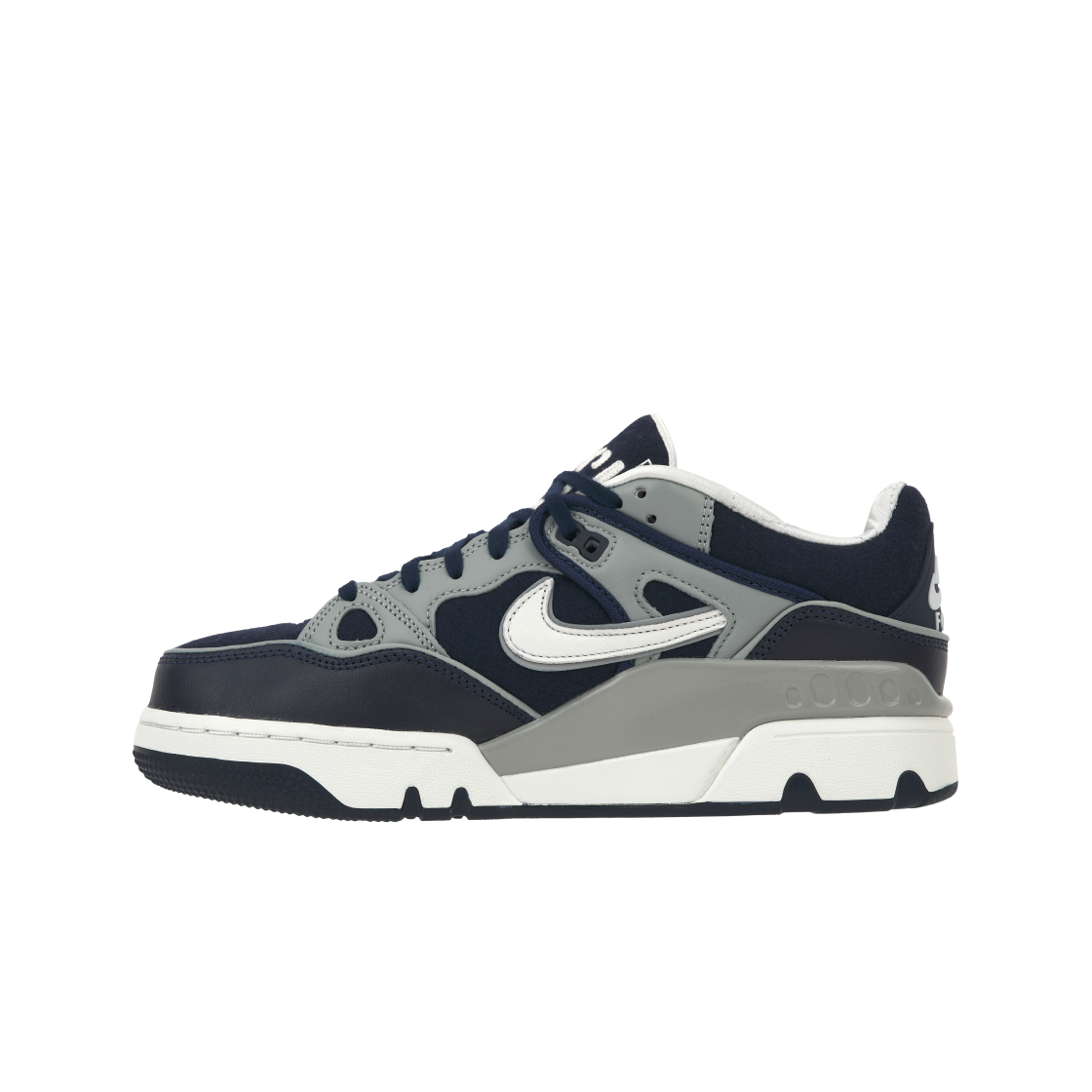 나이키 x 니고 에어포스 3 로우 미드나잇 네이비 쉐도우 그레이(Nike x Nigo Air Force 3 Low Midnight Navy Shadow Grey) - 3
