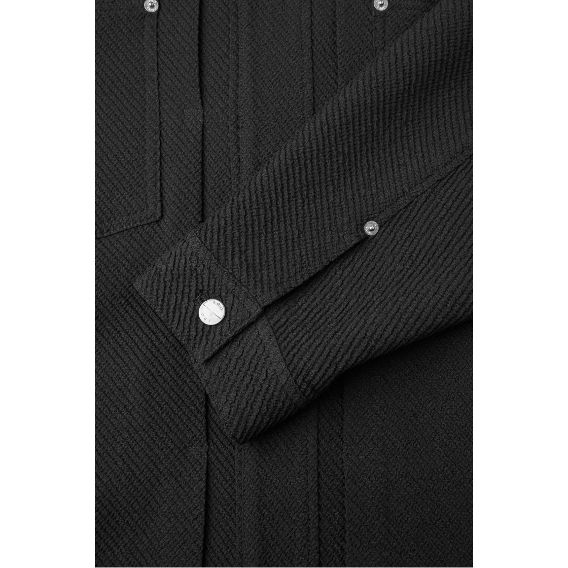 이로 에니그메 엠보 트윌 트러커 자켓 블랙(IRO Enigme Embossed Twill Trucker Jacket Black) - 6