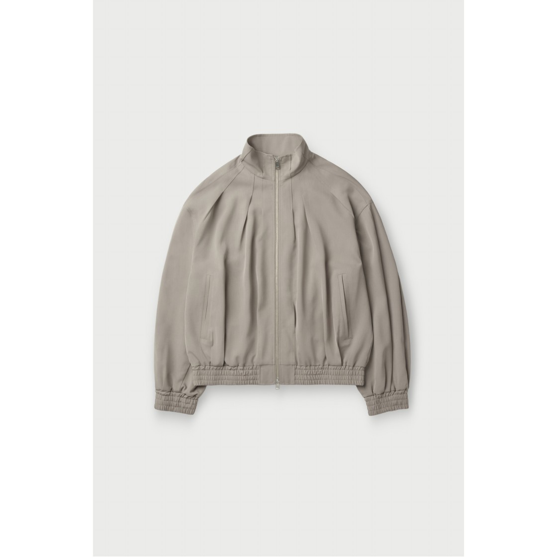 이로 온디 셔링 블루종 라이트 그레이(IRO Ondee Shirring Blouson Light Gray) - 2