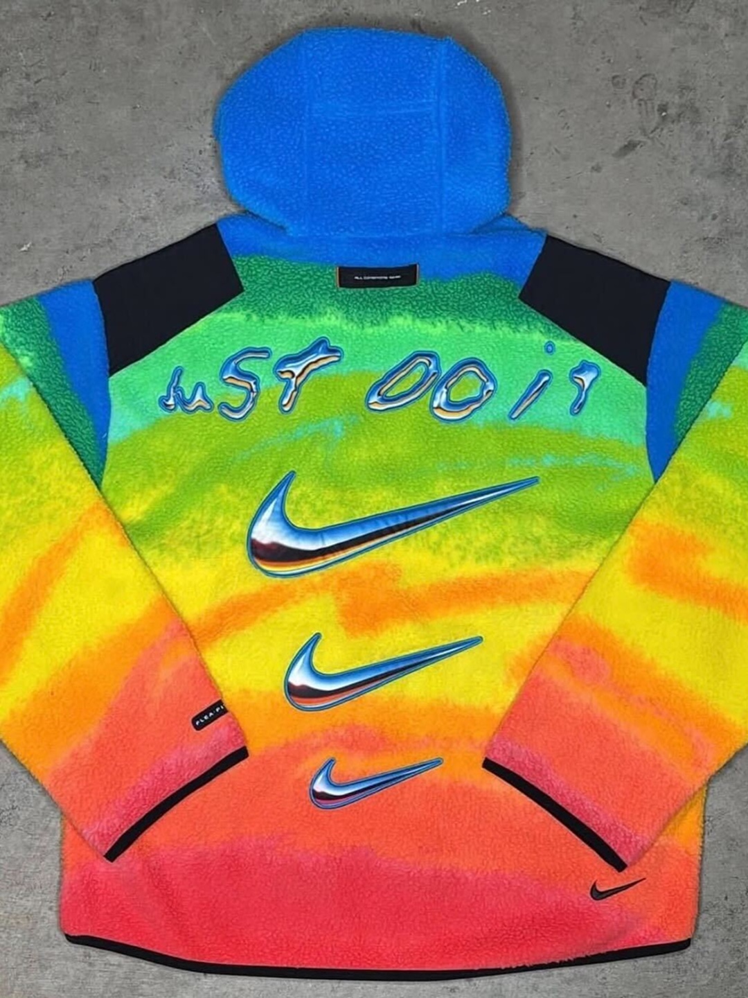 Nike ACG x Cactus Plant Flea Market L/S Polo Grey, Nike ACG x Cactus Plant Flea Market Pant Black μ°©μ© μ€νμΌ - 2