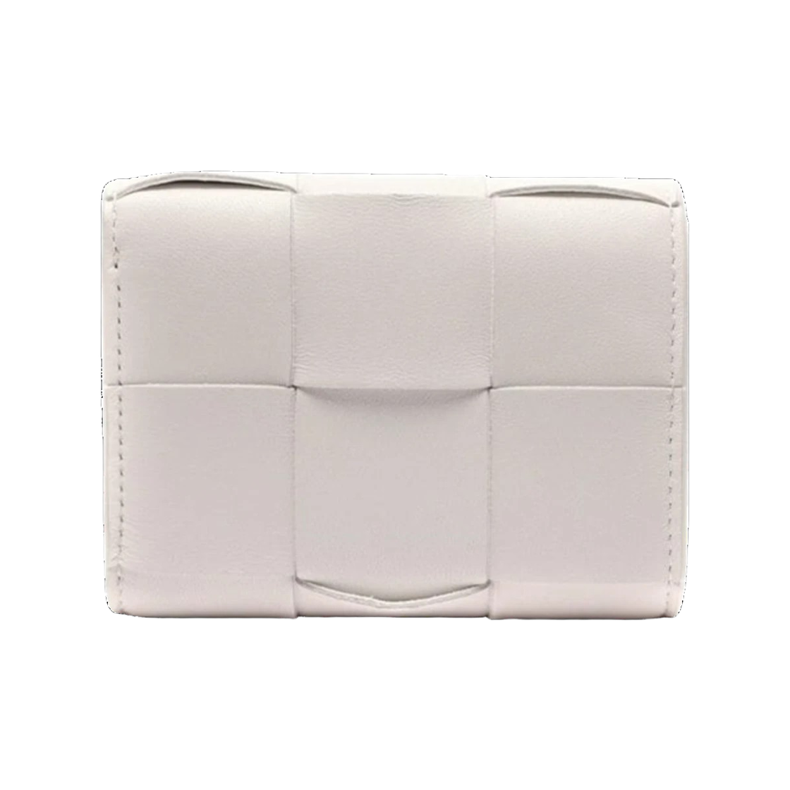 [20% 쿠폰] 보테가 베네타 카세트 트라이폴드 지퍼 월렛 화이트([20% 쿠폰] Bottega Veneta Cassette Tri-Fold Zip Wallet White) - 1