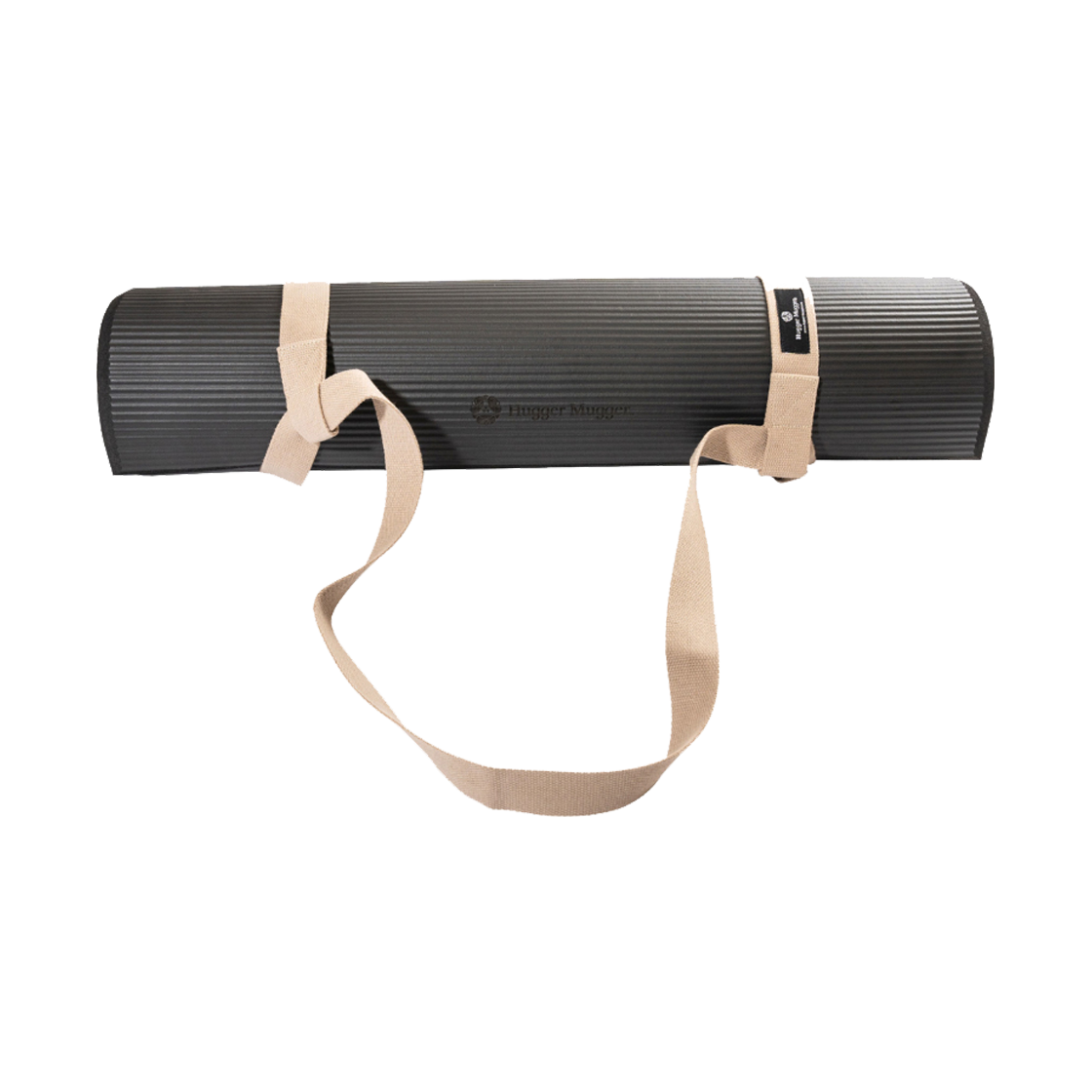 hm_ss_a01 HUGGERMUGGER Strap Sling Yoga Mat Carrier Sand