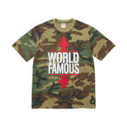 Supreme World Famous T-Shirt Woodland Camo - 26SS