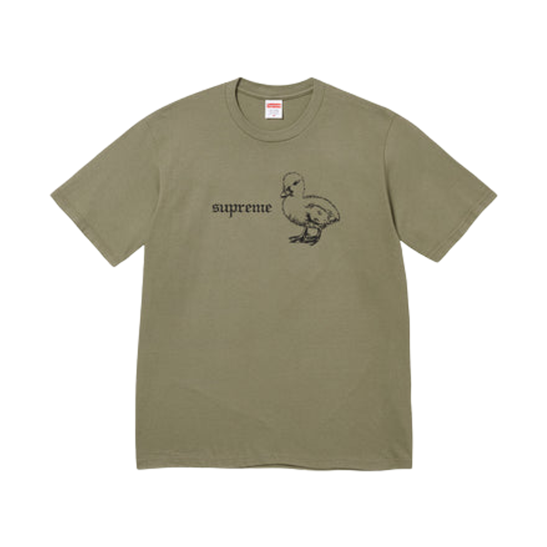 - Supreme Duck T-Shirt Light Olive - 26SS