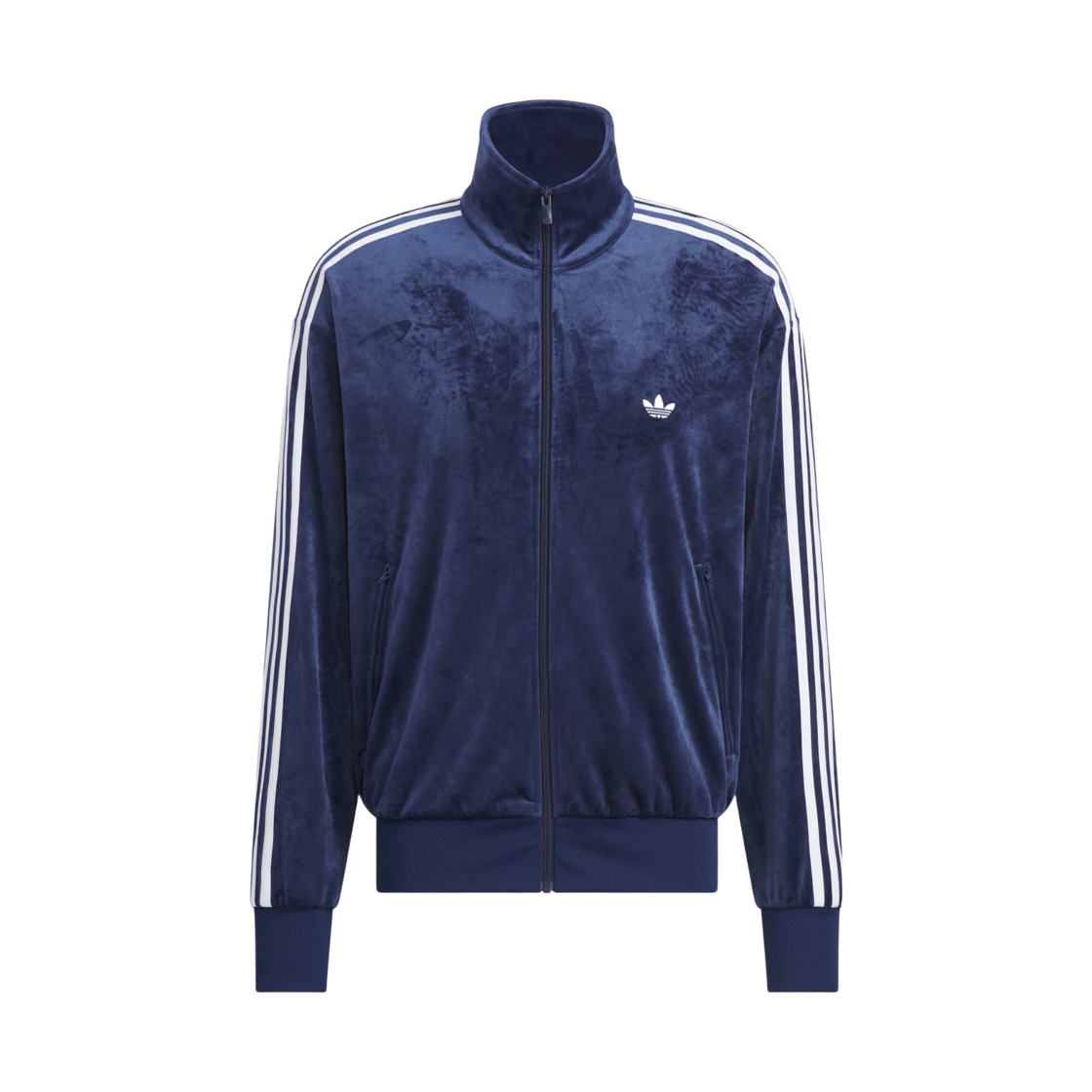 KQ5475 Adidas FB TT Velour Track Top Night Indigo - KR Sizing