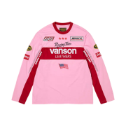 Supreme x Vanson Leathers L/S Top Pink - 26SS