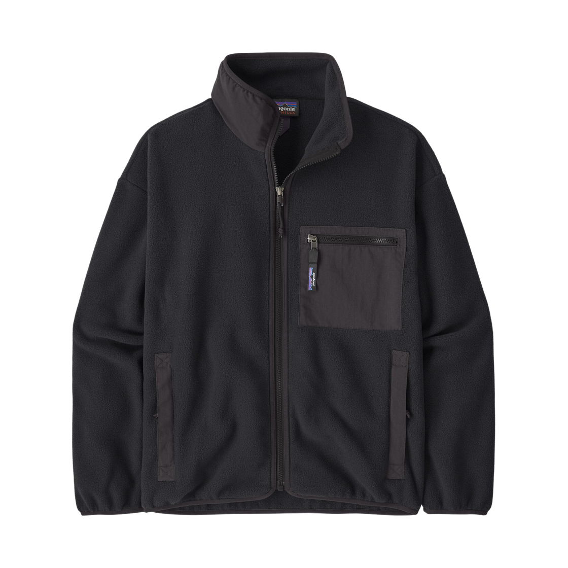 22955 (W) Patagonia Synchilla Fleece Jacket Black Solid