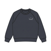 IAB Studio IAB Damaged Logo Sweatshirt Charcoal