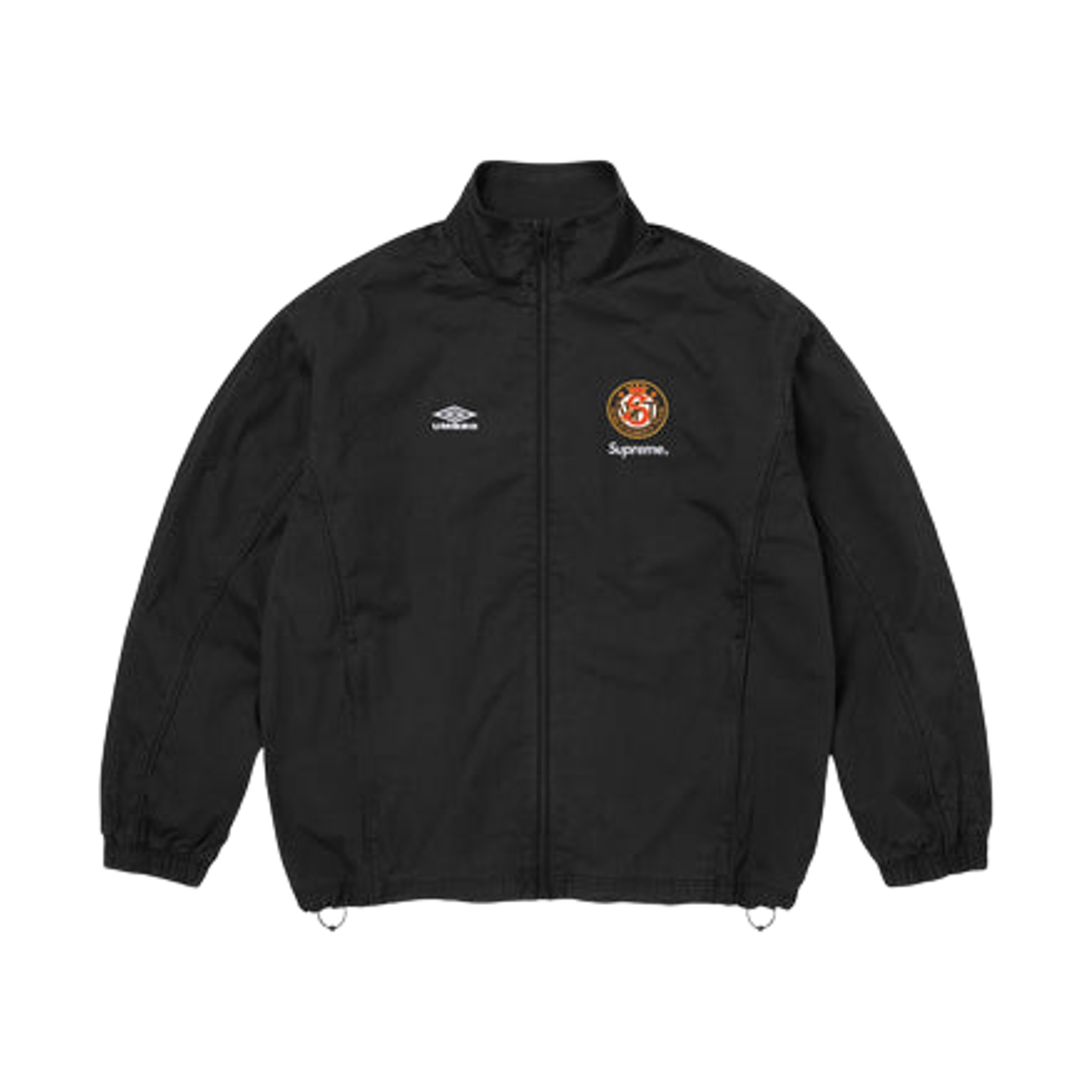 슈프림 x 엄브로 코튼 립스탑 트랙 자켓 블랙 - 26SS(Supreme x Umbro Cotton Ripstop Track Jacket Black - 26SS)
