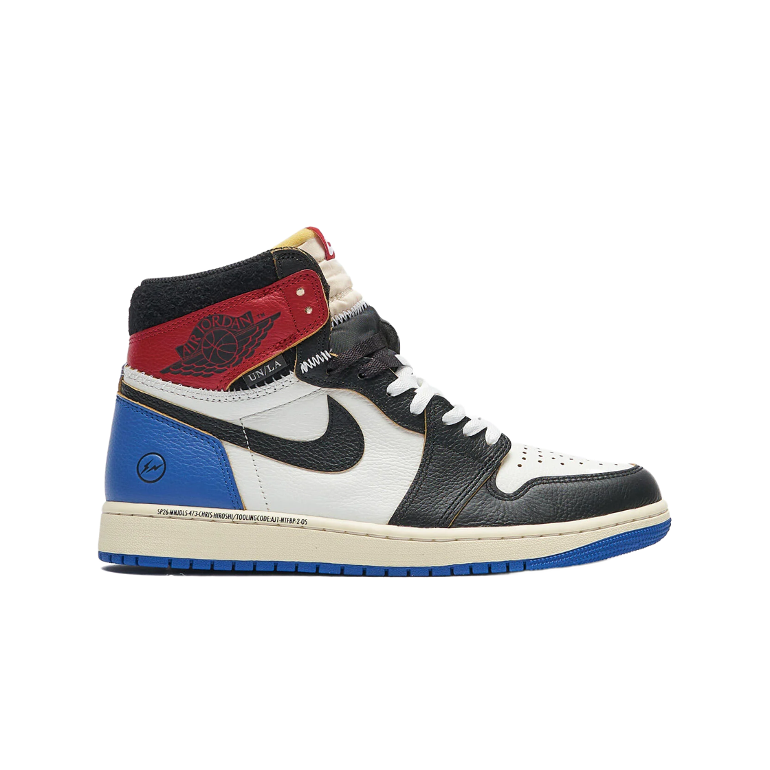 조던 1 x 프라그먼트 x 유니온 LA 블랙 앤 바시티 레드(Jordan 1 x Fragment x Union LA Black and Varsity Red)