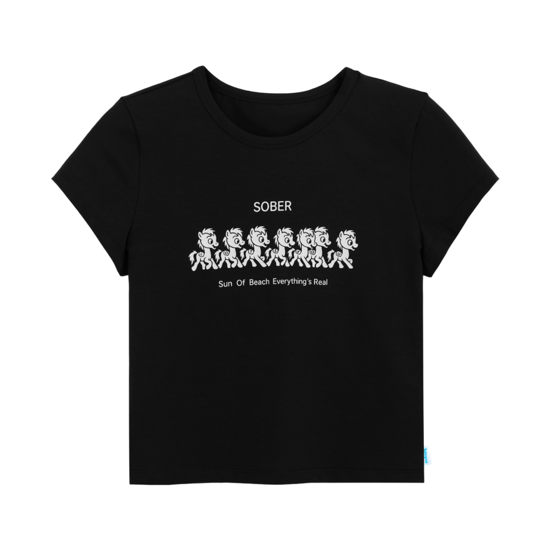 LOTS1RSW001OBK LOTS YOU Sober Parade T-Shirt Black