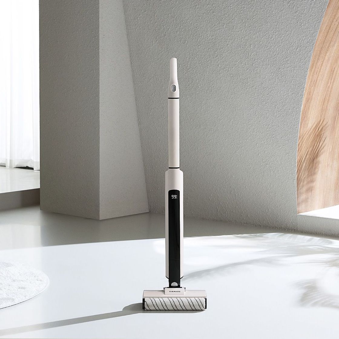 에어메이드 프리미엄 무선 물걸레 청소기 자동 세척 살균 글라이드S 2500UV(AIRMADE AMC-2500 WHITE) - 2