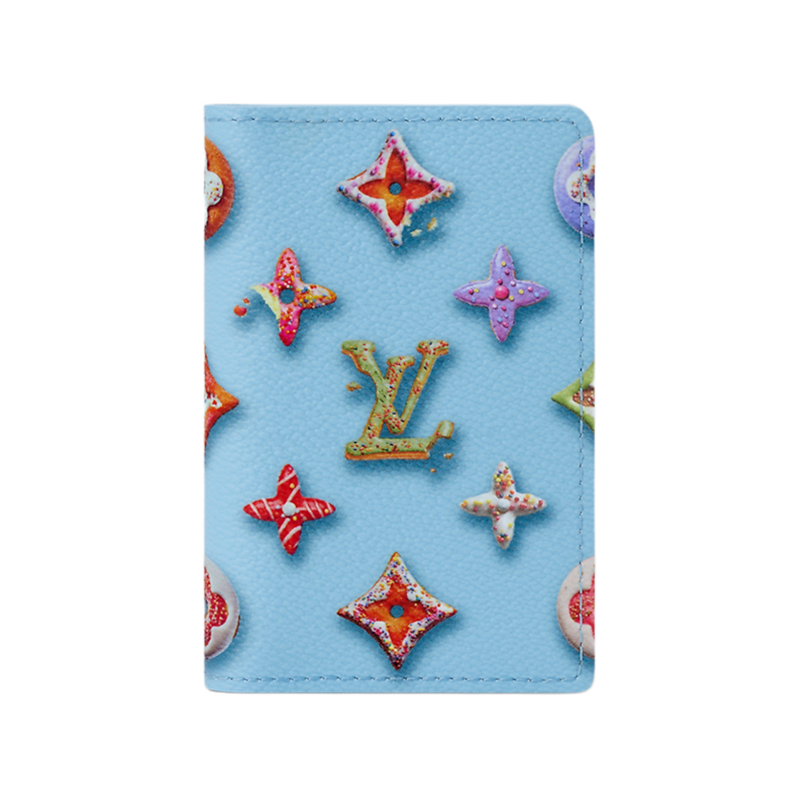M28045 Louis Vuitton Pocket Organizer Monogram Blueberry