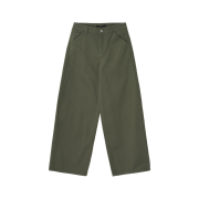 GBH APPAREL Wide Cinch-Back Jean / Khaki