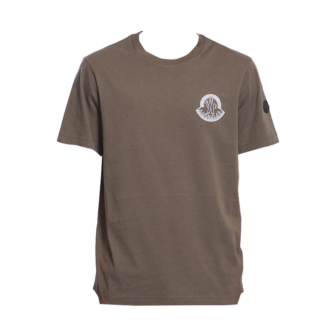 L1-091-8C00020-89AYW-258 Moncler Logo Cotton Jersey T-Shirt Gray - 26SS