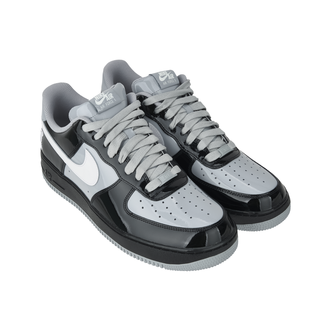 나이키 x 시나 에어포스 1 '07 블랙 앤 라이트 스모크 그레이(Nike x Syna Air Force 1 '07 Black and Light Smoke Grey) - 4