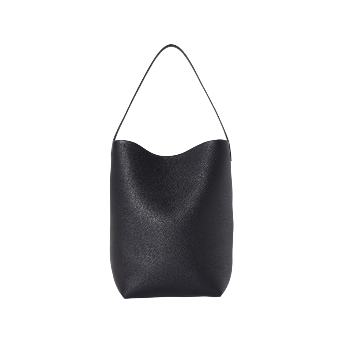 W1313L129NTNY The Row Medium N/S Park Tote Bag in Leather Night Navy