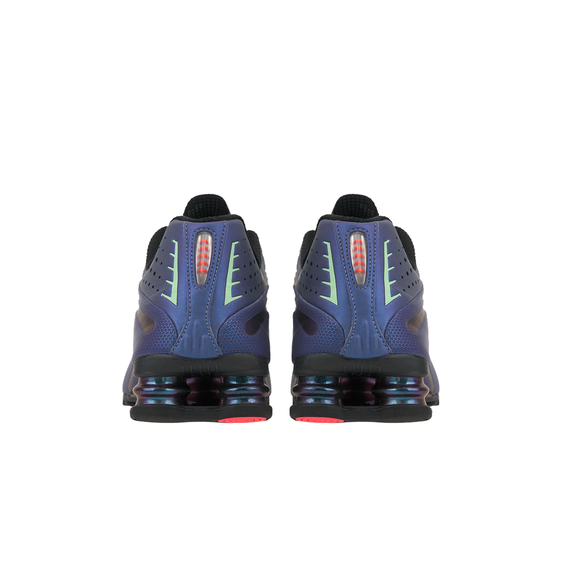 나이키 샥스 R4 블랙 앤 핫 펀치(Nike Shox R4 Black and Hot Punch) - 5