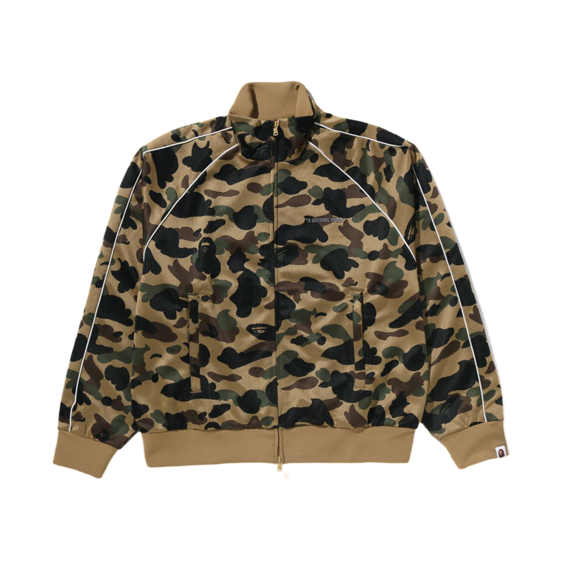베이프 퍼스트 카모 로고 릴렉스드 핏 트랙 자켓 옐로우(BAPE 1st Camo Logo Relaxed Fit Track Jacket Yellow)