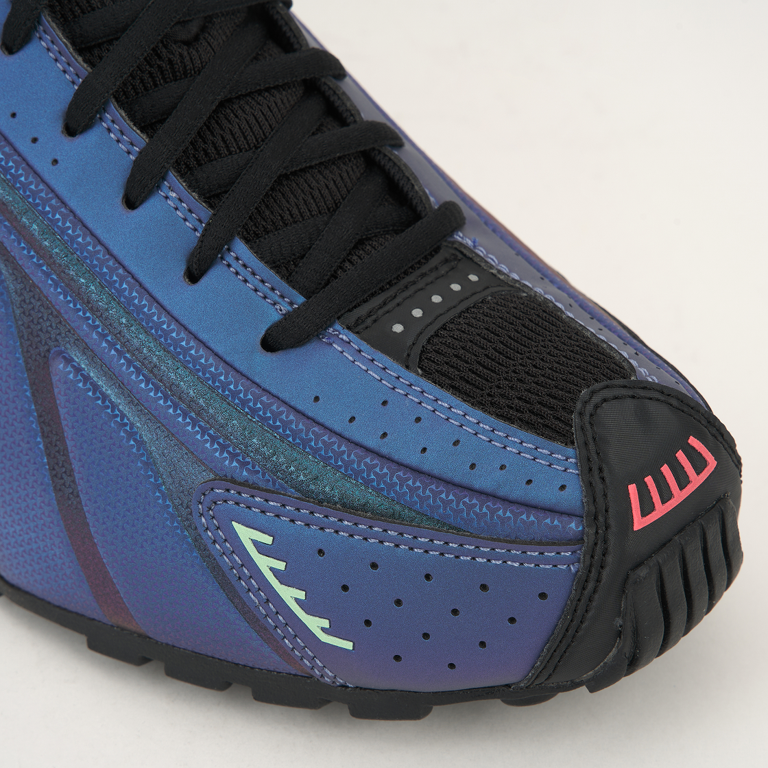 나이키 샥스 R4 블랙 앤 핫 펀치(Nike Shox R4 Black and Hot Punch) - 6