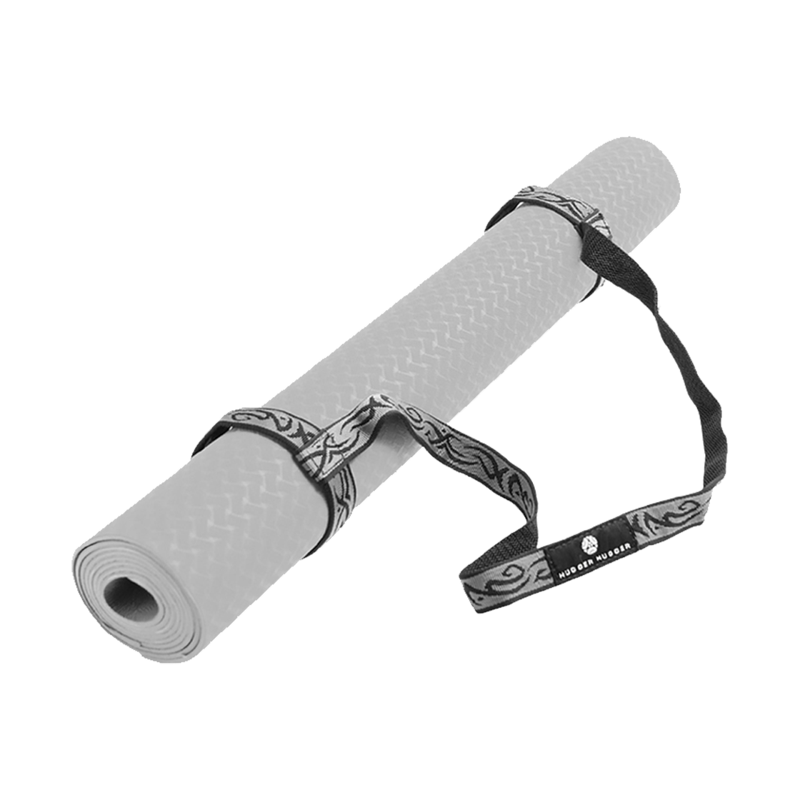 허거먹 심플 슬링 요가 매트 캐리어 그레이(HUGGERMUGGER Simple Sling Yoga Mat Carrier Gray)