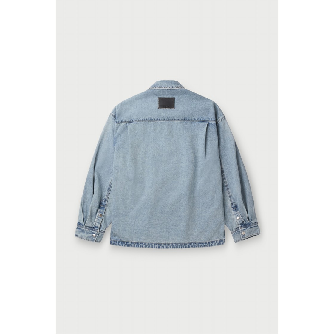 이로 아쥬레 데님 긴팔 셔켓 라이트 블루(IRO Azuree Denim Long Sleeve Shirt Jacket Light Blue) - 3