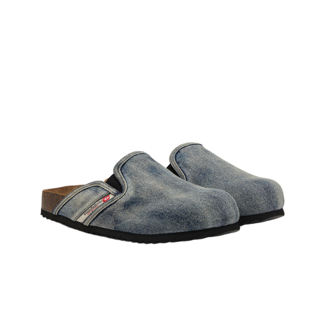 디젤 D-우드스탁 데님 뮬 다크 블루(Diesel D-Woodstock-Denim Mules Dark Blue) - 2