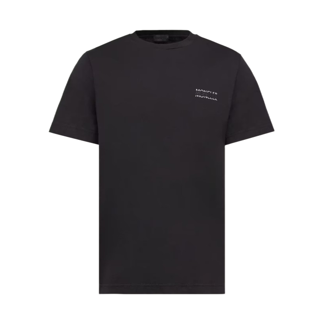 L1-091-8C00007-89AYW-999 Moncler Logo Cotton Jersey T-Shirt Black - 26SS