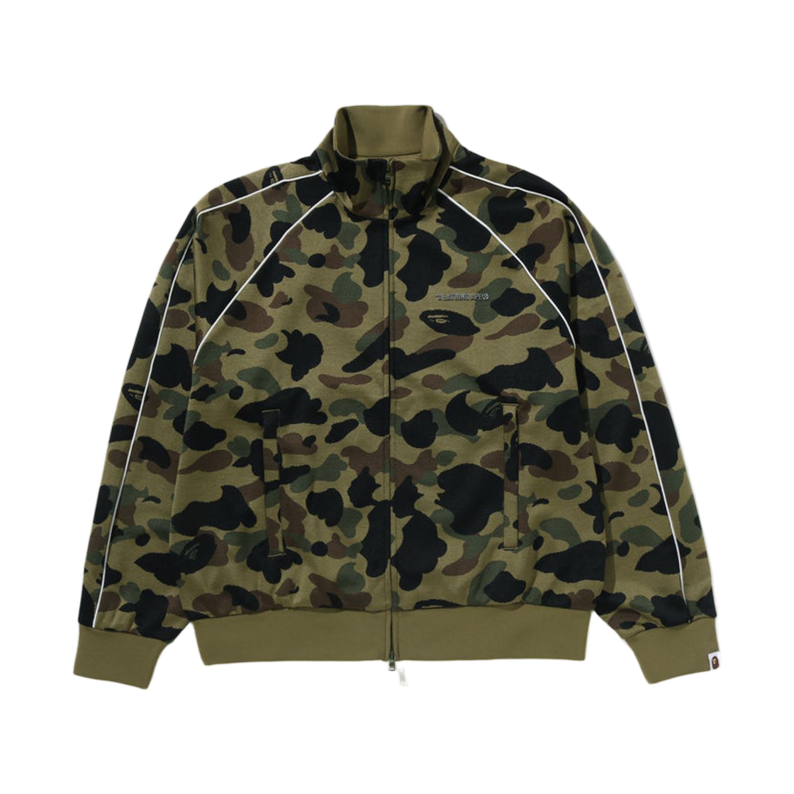 베이프 퍼스트 카모 로고 릴렉스드 핏 트랙 자켓 그린(BAPE 1st Camo Logo Relaxed Fit Track Jacket Green)