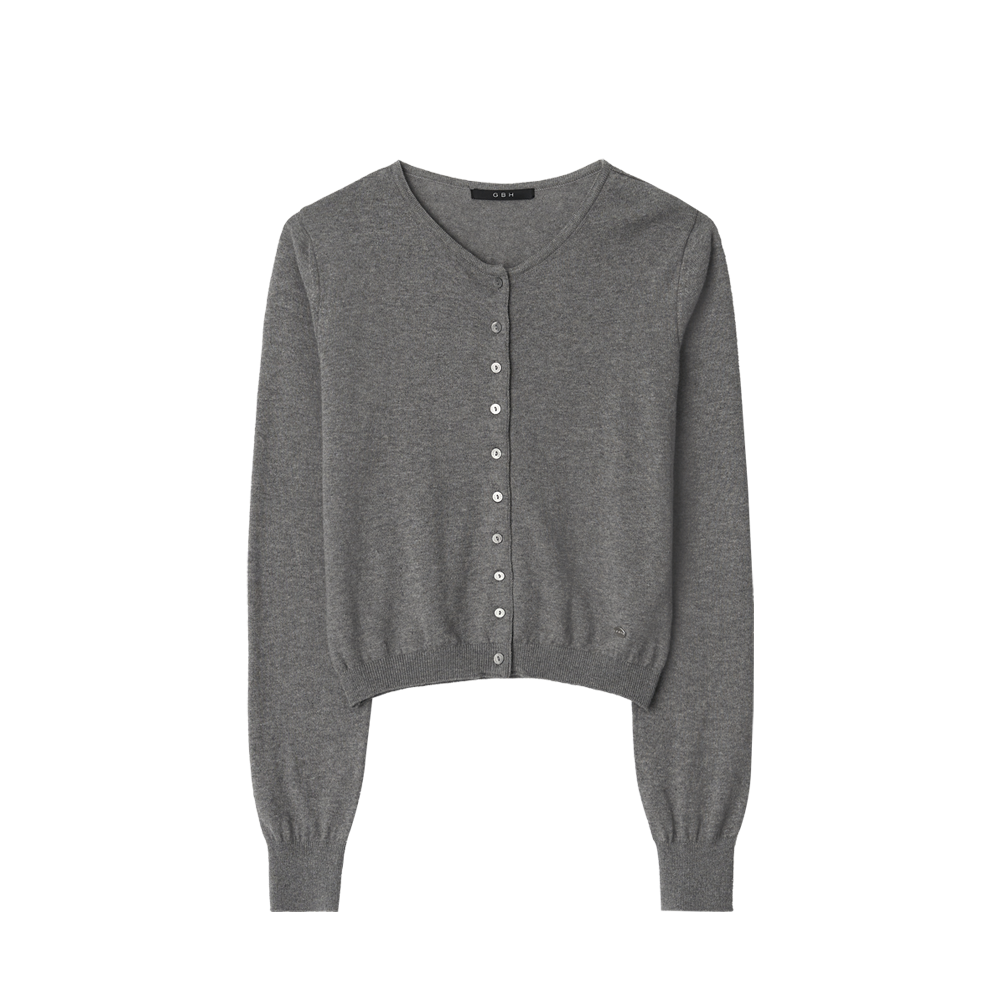 APC1CD010MGFF GBH APPAREL Cashmere Ang Cardigan / Melange Grey