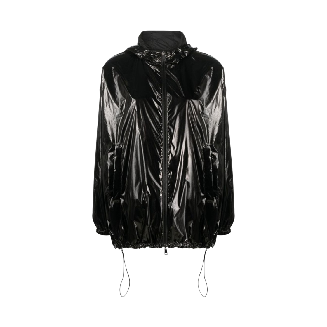 I2-093-1A00062-596WH-999 (W) Moncler Jubba Reversible Rain Jacket Black - 23FW