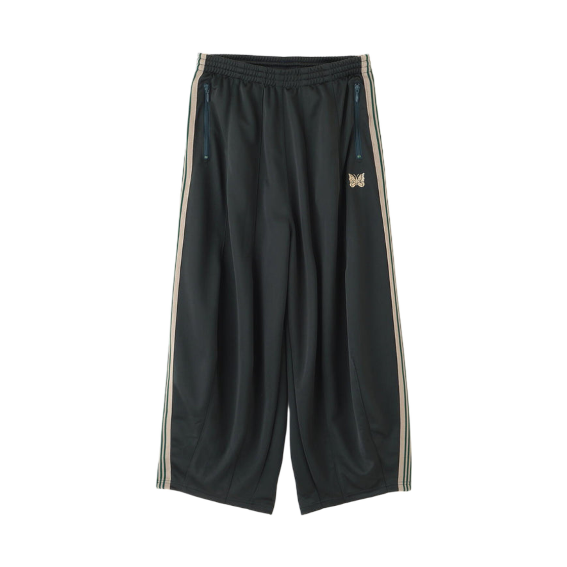 니들스 x LHP H.D. 트랙 팬츠 폴리 스무스 다크 그린(Needles x LHP H.D. Track Pants Poly Smooth Dark Green) - 1