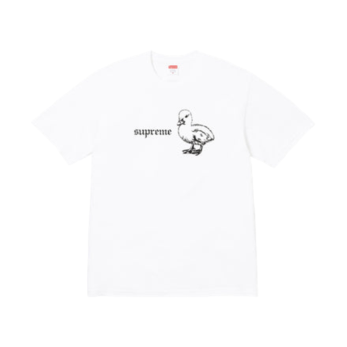 슈프림 덕 티셔츠 화이트 - 26SS
