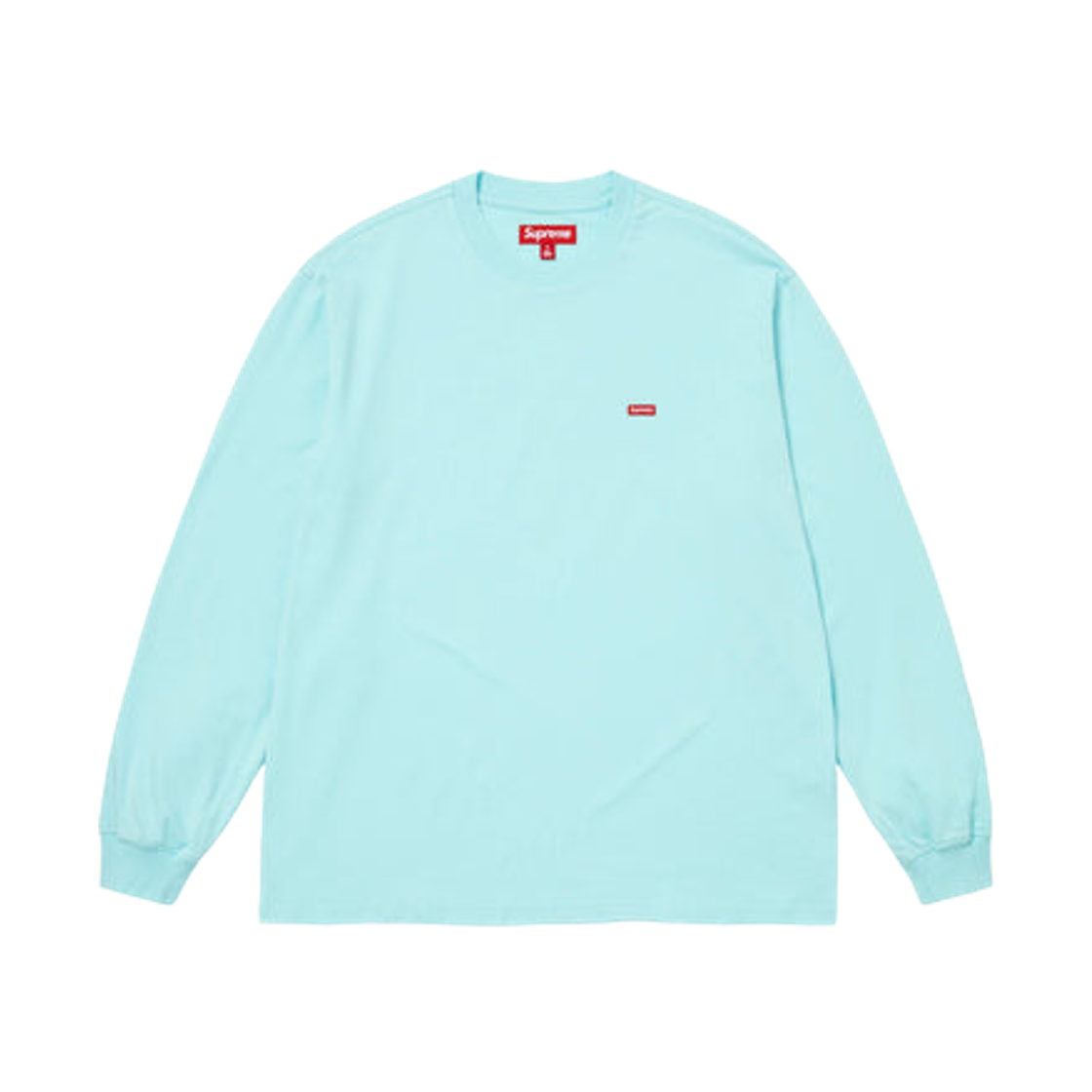 - Supreme Small Box L/S T-Shirt Cyan - 26SS