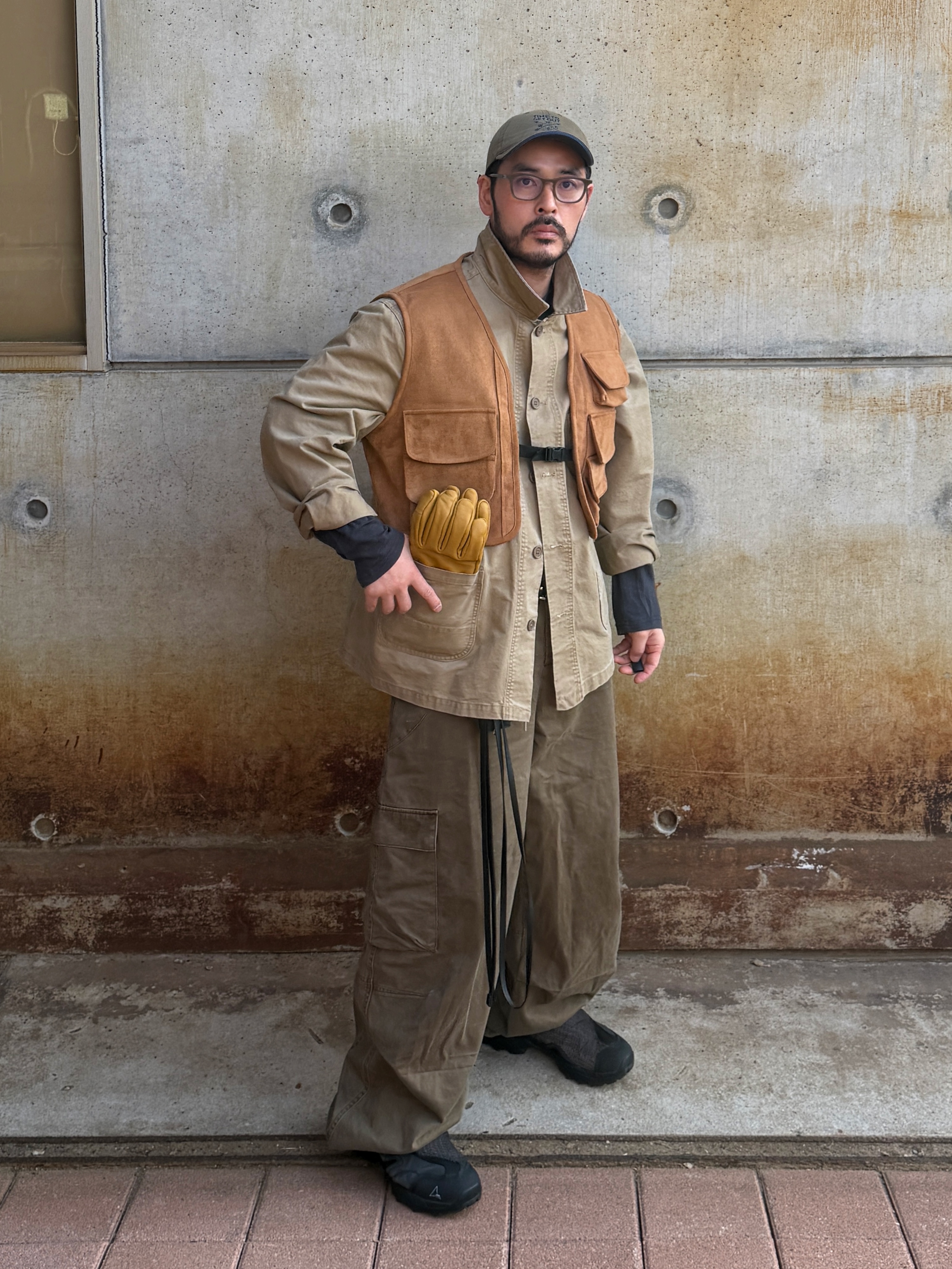 Roa Hiking Minaar Black, noun Washed Cargo Pants Khaki 착용 스타일 - 9