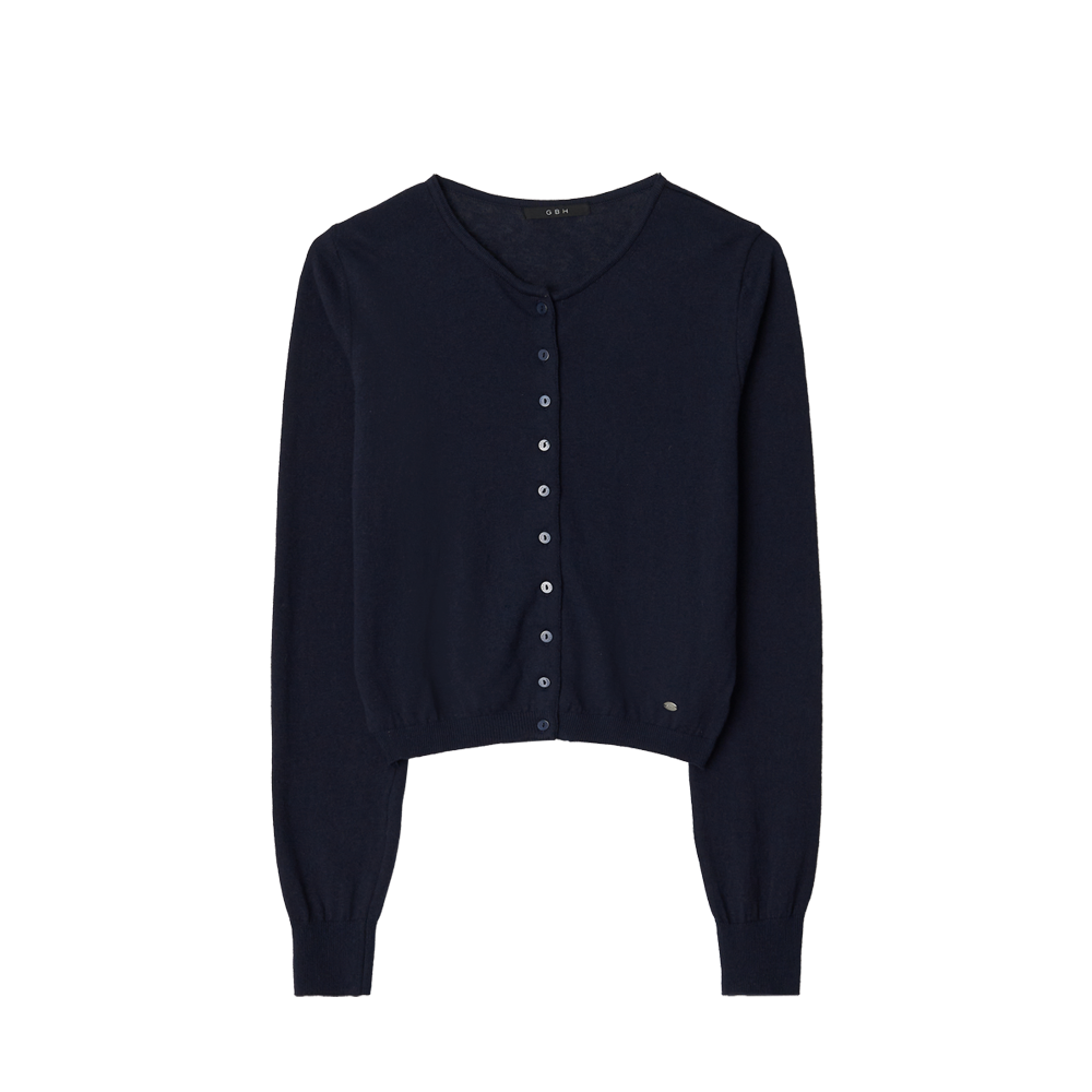 APC1CD010NYFF GBH APPAREL Cashmere Ang Cardigan / Navy