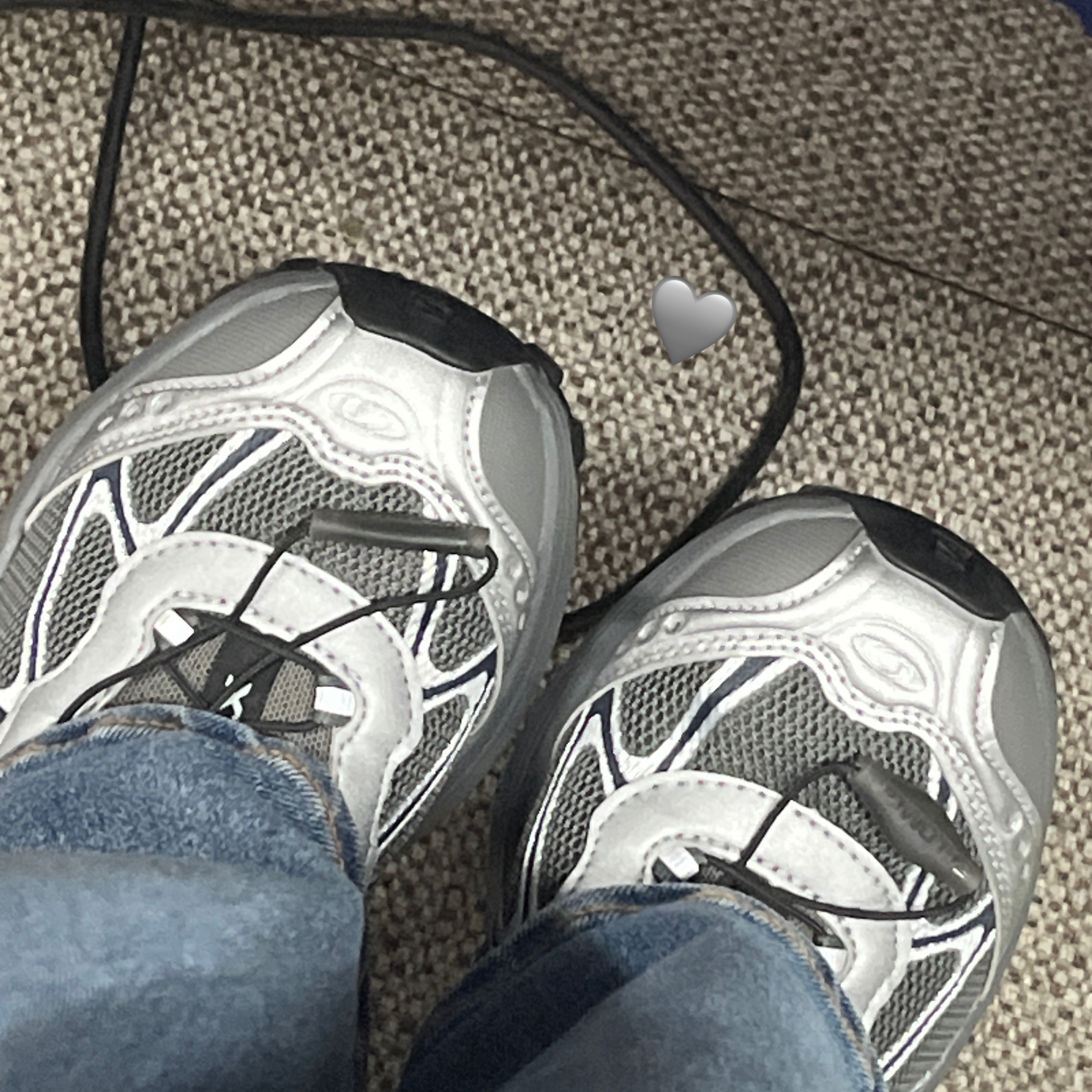 Salomon Advanced XT-Whisper Castlerock Footwear Silver 착용 스타일