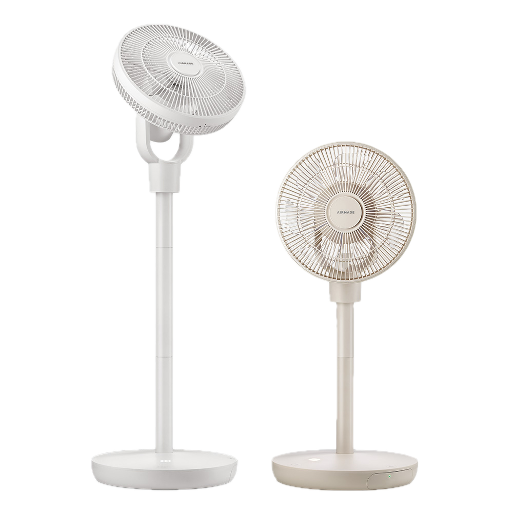 에어메이드 24시간 100% 무한 무선! 무소음 서큘레이터형 더 위대한 선풍기 1570C 화이트/베이지(AIRMADE 24-Hour 100% Infinite Wireless! Silent Circulator Fan The Greater Fan 1570C WHITE/BEIGE)