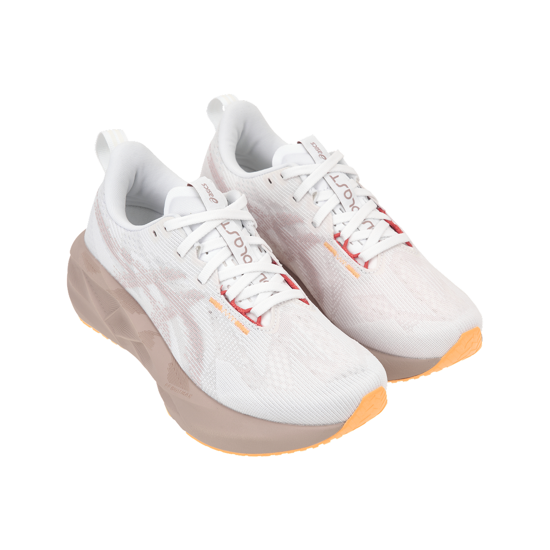 (W) 아식스 노바블라스트 5 화이트 펀((W) Asics Novablast 5 White Fawn) - 4