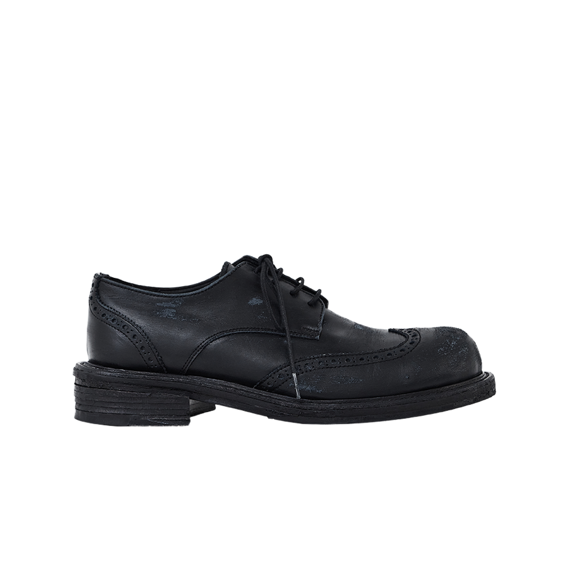 [6% 적립] 네거티브쓰리 윙팁 더비 블랙([6% 적립] NegativeThree Wingtip Derby Black)