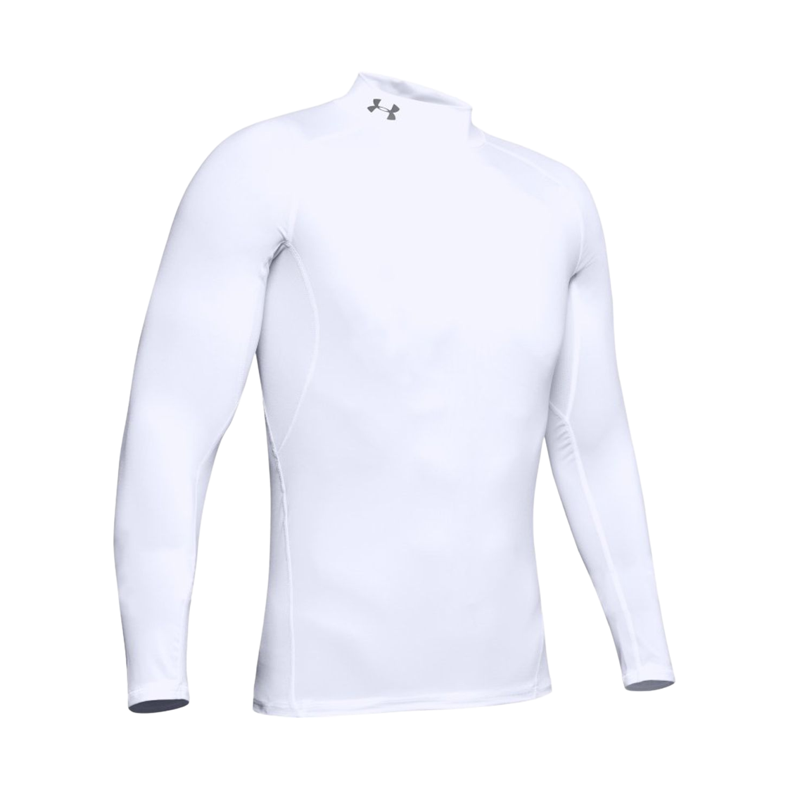 1289559-100 Under Armour HeatGear Compression Long Sleeve White