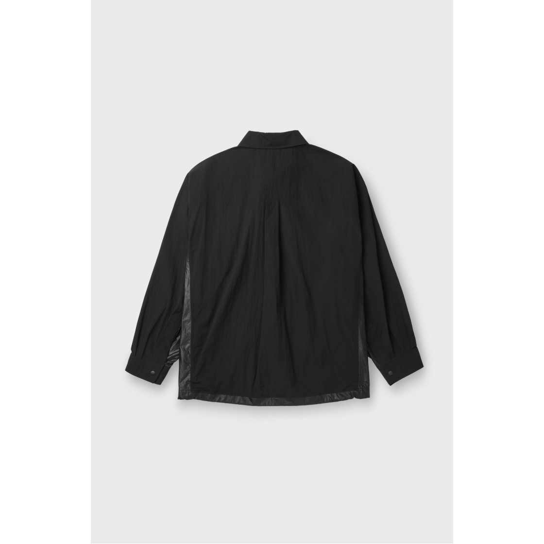 이로 트랜싯 나일론 사이드 배색 셔켓 블랙(IRO Transit Nylon Side Panel Shirt Jacket Black) - 3