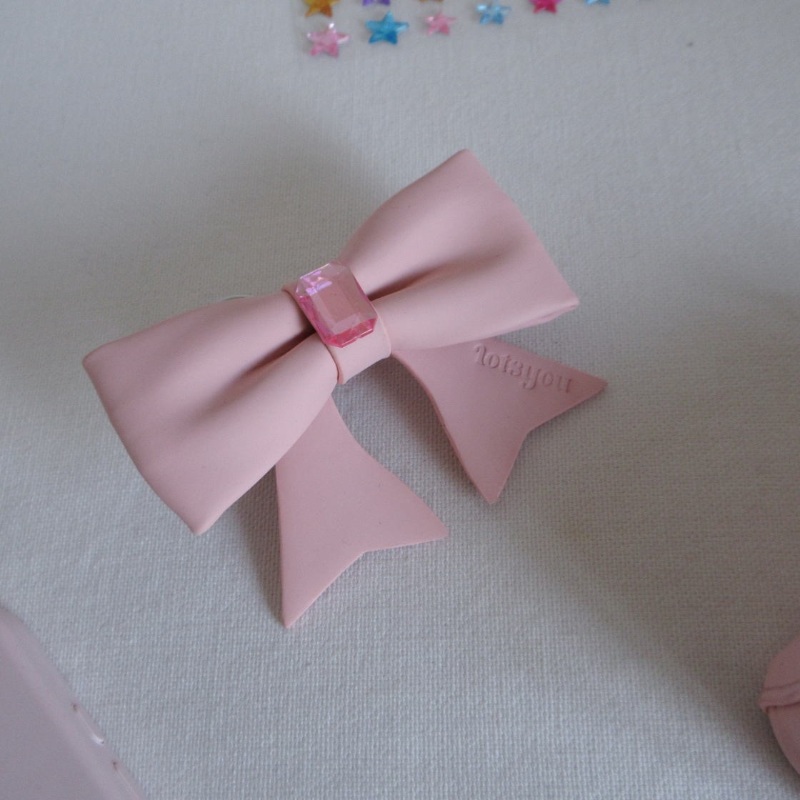 라츠유 리본본 키링 라이트 핑크(LOTS YOU Ribonbon Keyring Light Pink) - 3