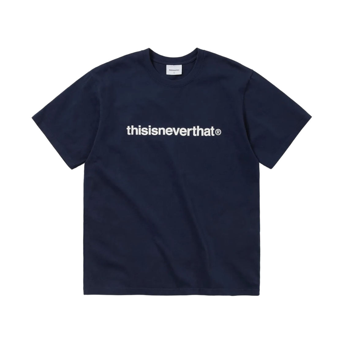 디스이즈네버댓 T-로고 티셔츠 네이비(Thisisneverthat T-Logo T-Shirt Navy)