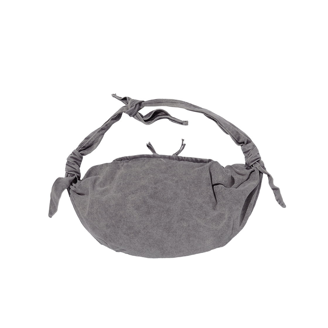 [KREAM 단독] 스웨이드 워시드 호보백 그레이([KREAM 단독] Suade Washed Hobo Bag Gray)