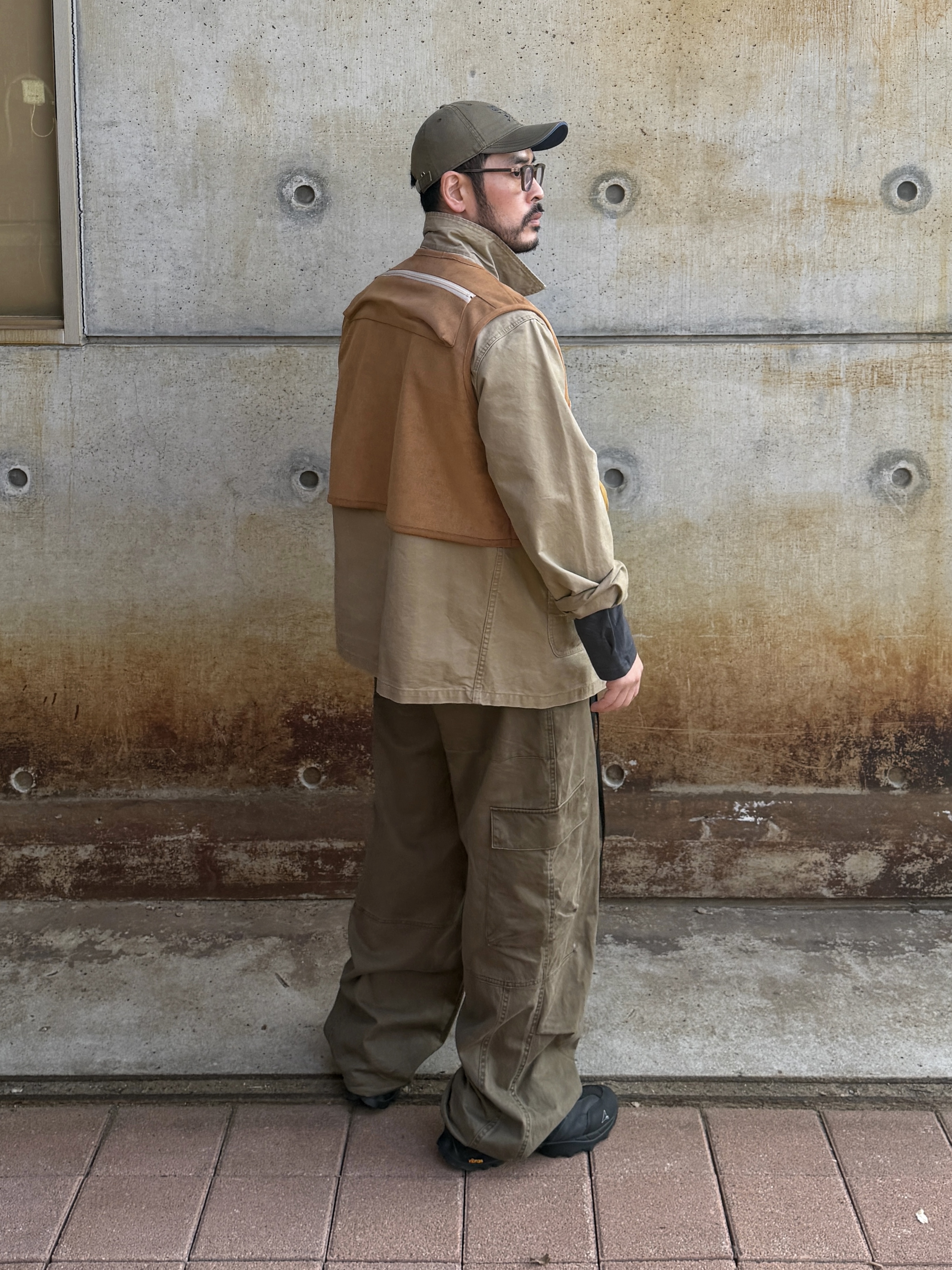 Roa Hiking Minaar Black, noun Washed Cargo Pants Khaki 착용 스타일 - 4
