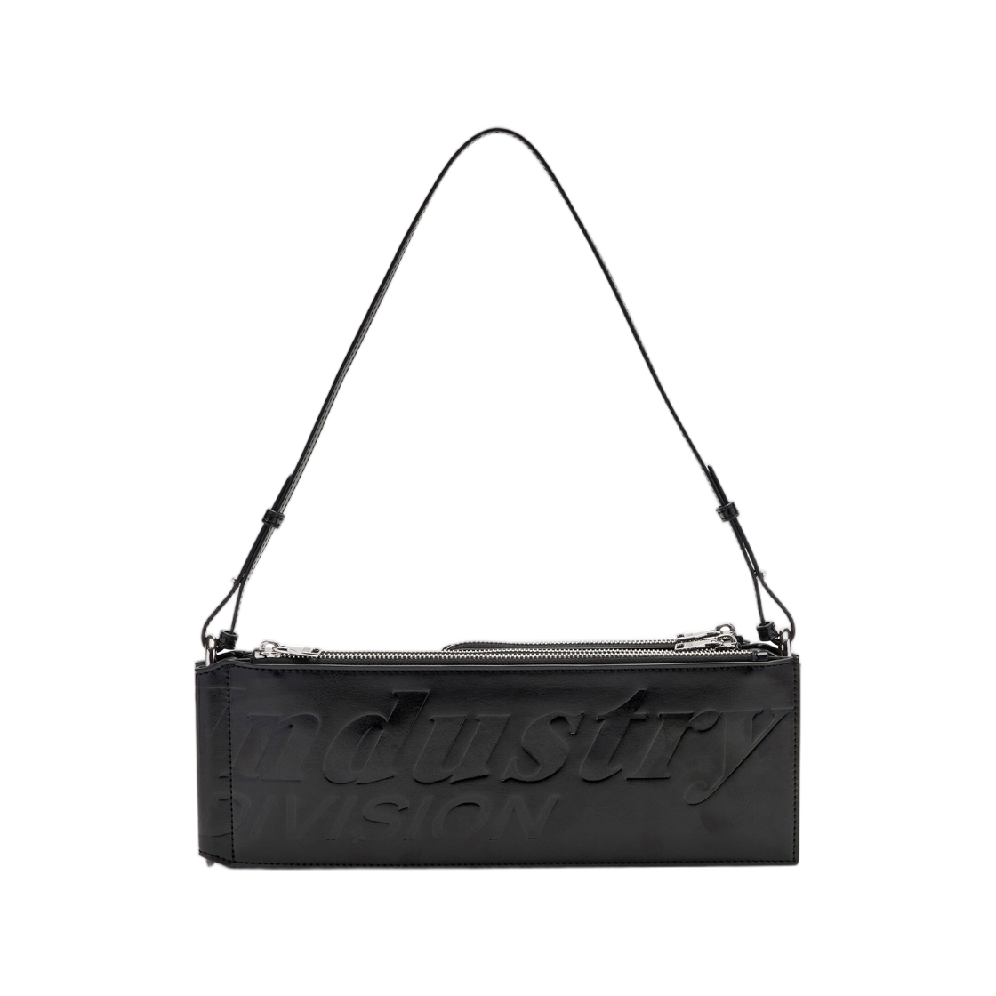 디젤 플래그-D 모듈러 로고 엠보스드 숄더백 블랙(Diesel Flag-D-Modular Logo-Embossed Shoulder Bag Black) - 2