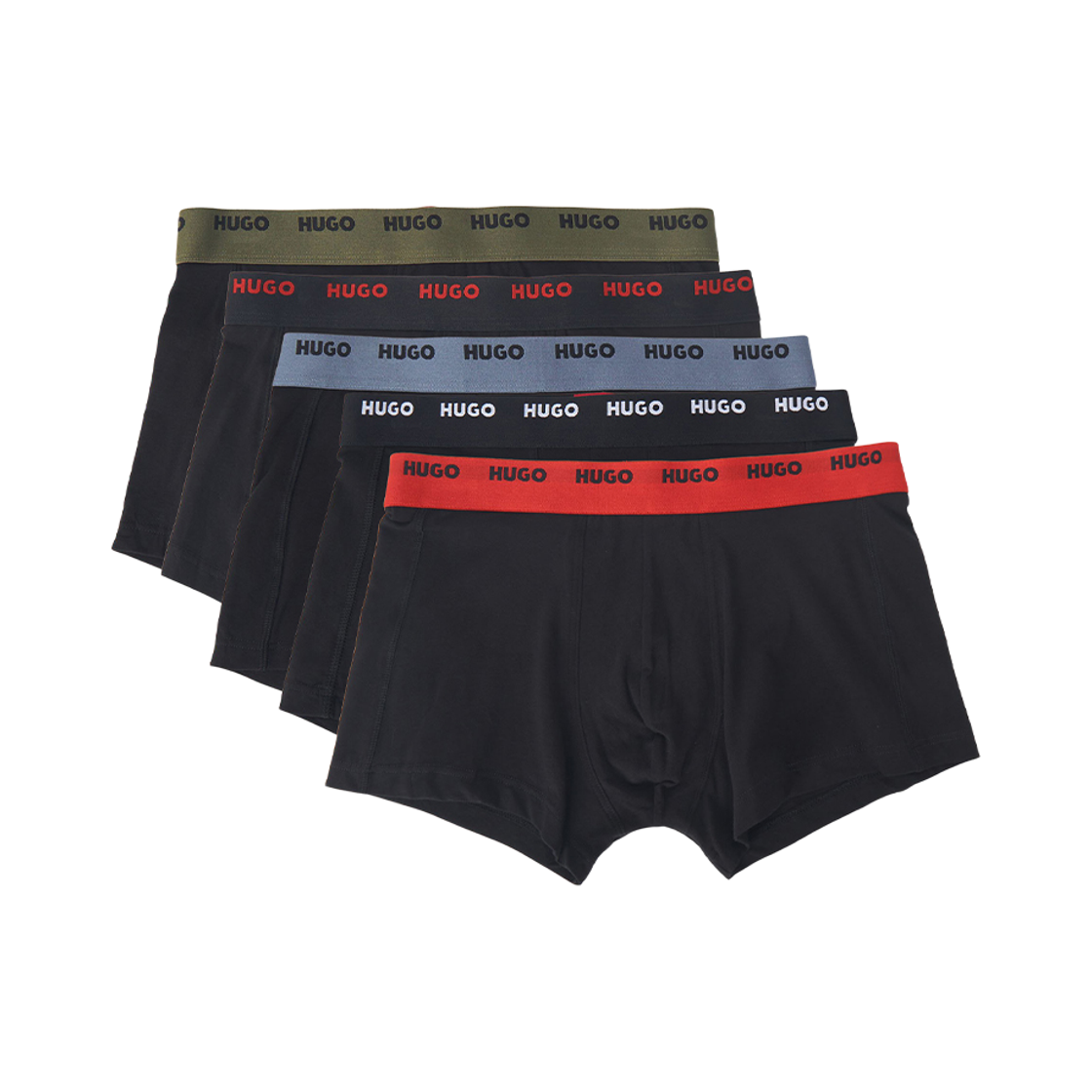 휴고 보스 박서 브리프 블랙 (5개입)(Hugo Boss Boxer Briefs Black (5 Pack))
