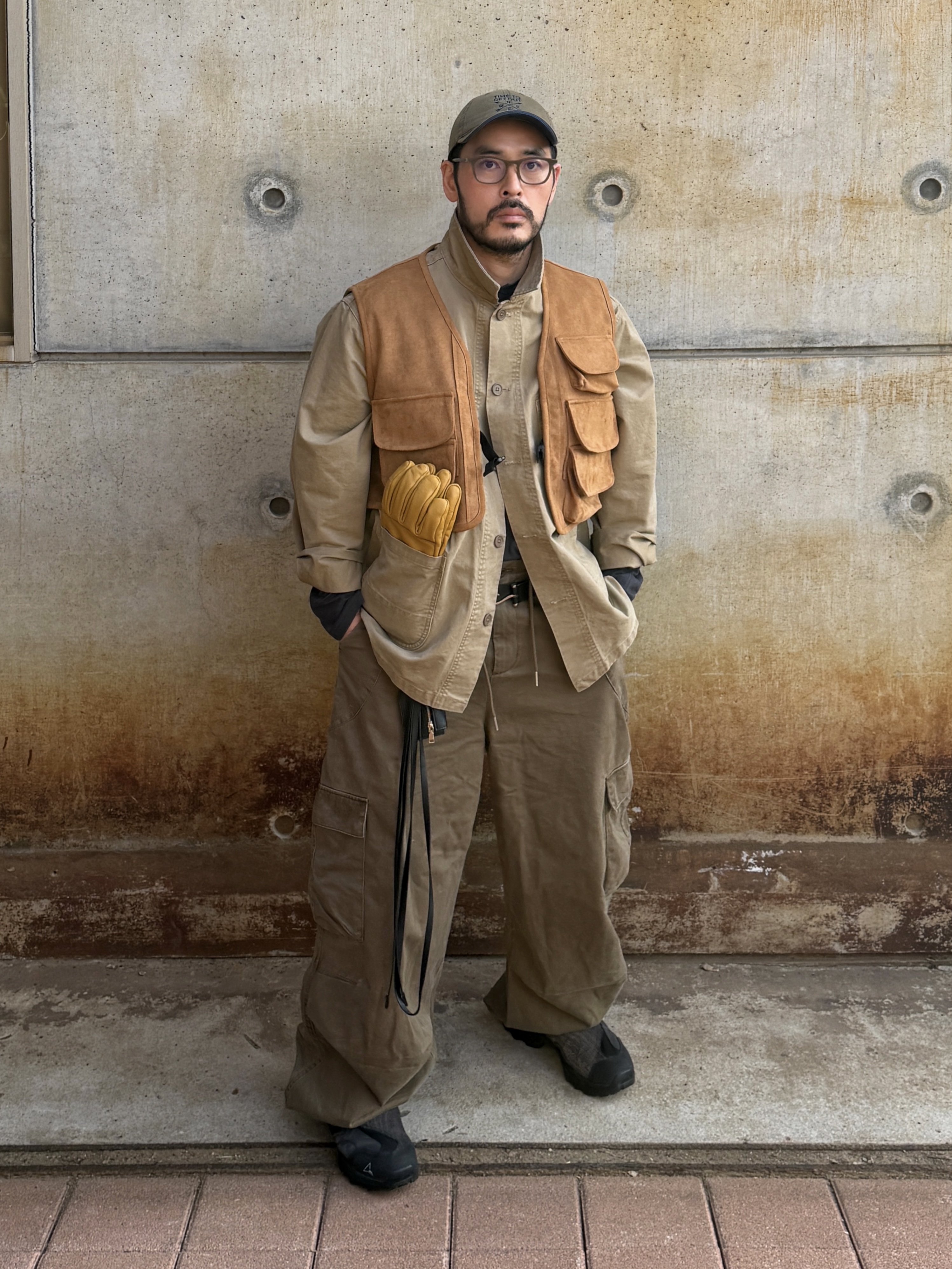 Roa Hiking Minaar Black, noun Washed Cargo Pants Khaki 착용 스타일 - 7